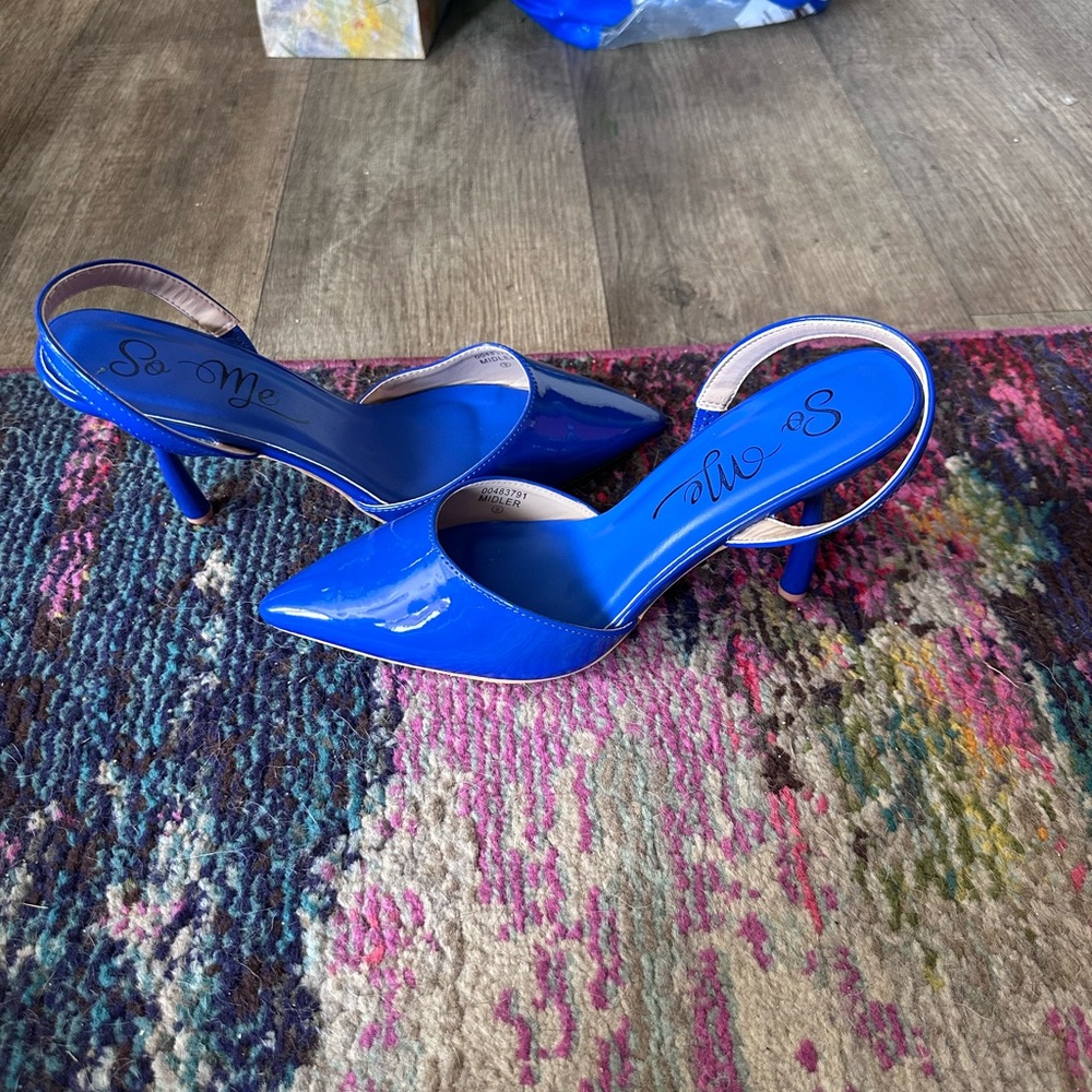 Cobalt Blue High Heels